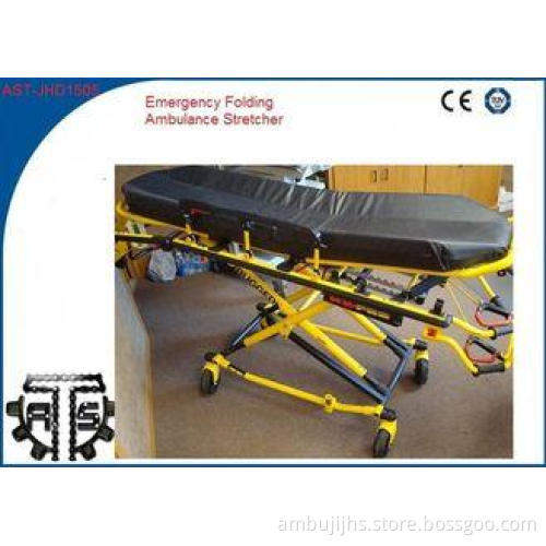 Auto Loading Foldaway Stainless Steel Ambulance Trolley Str